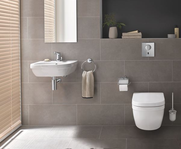 GROHE dizajnový sifón k umývadlu DN32, s prevlečnou maticou 5/4, chróm 28912000 Obrázek - fotka