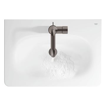 GROHE ESSENCE NEW umývadlová stojanková batéria, s odtokovou súpravou, Water Saving, brúsený hard graphite 32628AL1 Obrázek - fotka