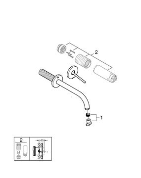 GROHE ATRIO umývadlová podomietková batéria chróm 19918003 Obrázek - fotka