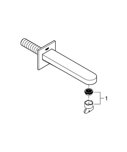 GROHE PLUS vaňový vpust, chróm 13404003 Obrázek - fotka