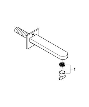 GROHE PLUS vaňový vpust, chróm 13404003 Obrázek - fotka