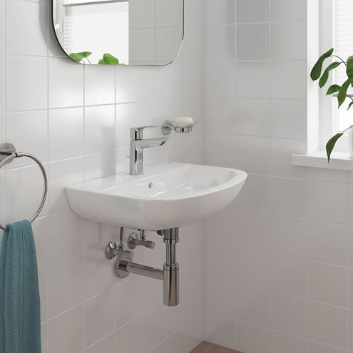 GROHE BAULOOP umývadlová stojanková batéria, s odtokovou súpravou, chróm 23762001 Obrázek - fotka