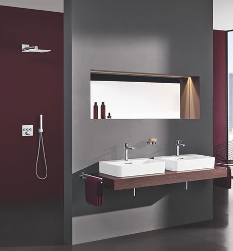 GROHE GROHTHERM SMARTCONTROL podomietková termostatická batéria, pre 3 spotrebiče, Water Saving, chróm 29126000 Obrázek - fotka