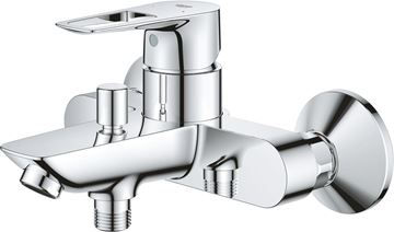 GROHE BAULOOP vaňová nástenná batéria, s prepínačom, chróm