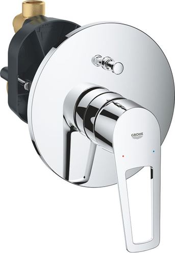 GROHE BAULOOP vaňová podomietková batéria, s prepínačom, s telesom, chróm 29081001 Obrázek - Hlavní obrázek