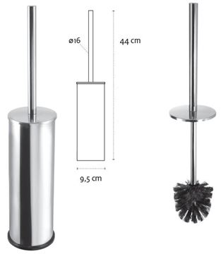 CONCEPT 150 WC kefa, na postavenie, nerez oceľ SLZD 30-PT Technický nákres