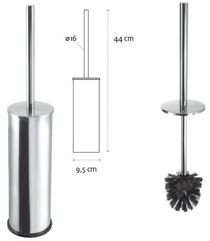 CONCEPT 150 WC kefa, na postavenie, nerez oceľ SLZD 30-PT Technický nákres