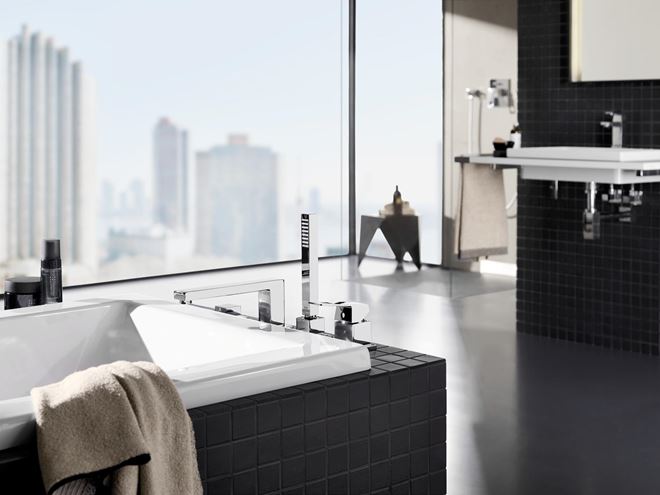 GROHE EUROCUBE vaňová podomietková batéria, s prepínačom, chróm 19896000 Obrázek - fotka