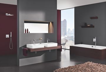 GROHE GROHTHERM SMARTCONTROL podomietková termostatická batéria, pre 2 spotrebiče, s pripojením pre hadicu as držiakom, Water Saving, chróm 29125000 Obrázek - fotka