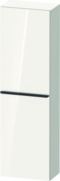 DURAVIT D-NEO nízka skrinka 40x24x132 cm, 1 dvierka, 4 police, pánty vpravo, lesklá biela