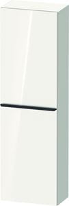 DURAVIT D-NEO nízka skrinka 40x24x132 cm, 1 dvierka, 4 police, pánty vpravo, lesklá biela