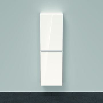 DURAVIT D-NEO nízka skrinka 40x24x132 cm, 1 dvierka, 4 police, pánty vpravo, lesklá biela DE1318R2222 Obrázek - fotka