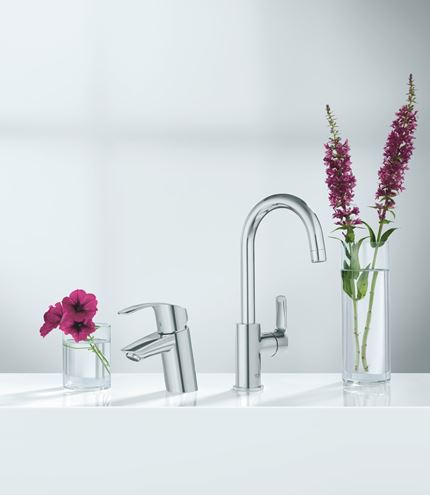 GROHE EUROSMART umývadlová stojanková batéria, s odtokovou súpravou, chróm 23537002 Obrázek - fotka