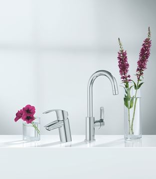 GROHE EUROSMART umývadlová stojanková batéria, s odtokovou súpravou, chróm 23537002 Obrázek - fotka