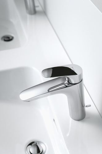 LAUFEN LAURIN umývadlová stojanková batéria, s odtokovou súpravou, Eco+, chróm HF500703100000 Obrázek - fotka
