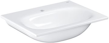 GROHE ESSENCE umývadlo 60 cm, s otvorom pre batériu a prepadom, PureGuard, alpská biela