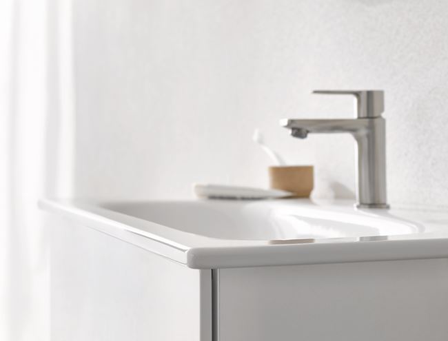 GROHE ESSENCE umývadlo 60 cm, s otvorom pre batériu a prepadom, PureGuard, alpská biela 3956800H Obrázek - fotka