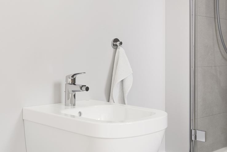 GROHE EUROSMART bidetová stojanková batéria, s odtokovou súpravou, Water Saving, chróm 32929003 Obrázek - fotka