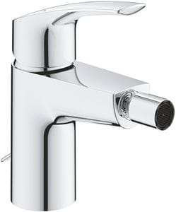 GROHE EUROSMART bidetová stojanková batéria, s odtokovou súpravou, Water Saving, chróm