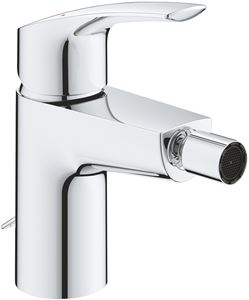 GROHE EUROSMART bidetová stojanková batéria, s odtokovou súpravou, Water Saving, chróm