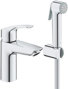 GROHE EUROSMART umývadlová stojanková batéria, s bidetovou sprškou, chróm