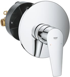 GROHE BAUEDGE sprchová podomietková batéria, s telesom, chróm