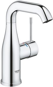 GROHE ESSENCE NEW umývadlová stojanková batéria, s odtokovou súpravou, Water Saving, chróm