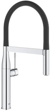 GROHE ESSENCE NEW drezová batéria, s flexi ramienkom a sprškou, chróm / čierna