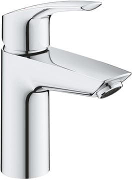 GROHE EUROSMART umývadlová stojanková batéria, s odtokovou súpravou, Water Saving, chróm