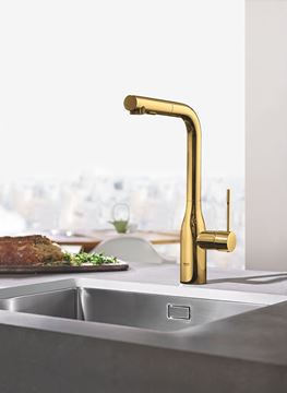 GROHE ESSENCE NEW drezová batéria, s vyťahovacou sprškou, cool sunrise 30504GL0 Obrázek - fotka
