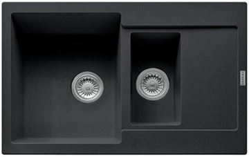 FRANKE MARIS MRG 651-78 fragranitový drez 780x500 mm, otočný, vanička, odkvapkávač, onyx