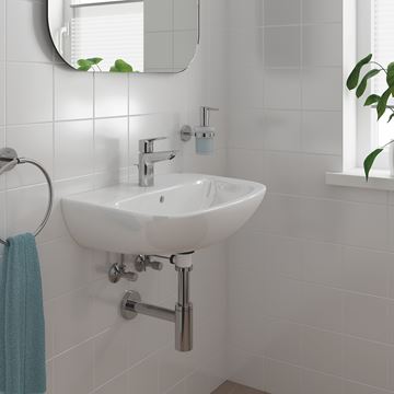 GROHE BAUEDGE umývadlová stojanková batéria, s odtokovou súpravou, chróm 23328001 Obrázek - fotka
