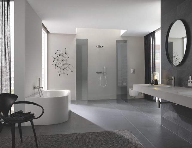 GROHE ESSENCE NEW sprchová nástenná batéria, supersteel 25252DC1 Obrázek - fotka