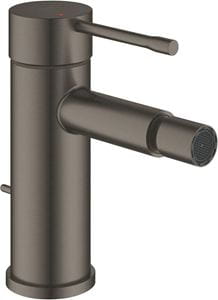 GROHE ESSENCE NEW bidetová stojanková batéria, s odtokovou súpravou, Water Saving, kartáčovaný hard graphite