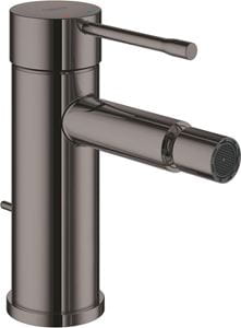 GROHE ESSENCE NEW bidetová stojanková batéria, s odtokovou súpravou, Water Saving, hard graphite
