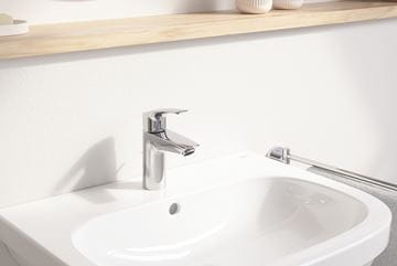 GROHE EUROSMART umývadlová stojanková batéria, s odtokovou súpravou, chróm 23456003 Obrázek - fotka