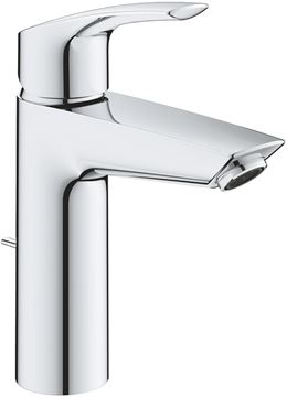GROHE EUROSMART umývadlová stojanková batéria, s odtokovou súpravou, studený štart, chróm
