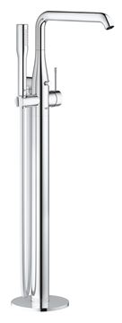 GROHE ESSENCE NEW vaňová batéria na podlahu, s prepínačom, so sprchovou súpravou, chróm