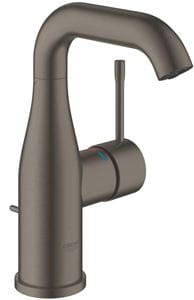 GROHE ESSENCE NEW umývadlová stojanková batéria, s odtokovou súpravou, brúsený hard graphite