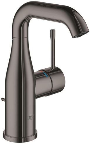 GROHE ESSENCE NEW umývadlová stojanková batéria, s odtokovou súpravou, hard graphite 24173A01 Obrázek - Hlavní obrázek