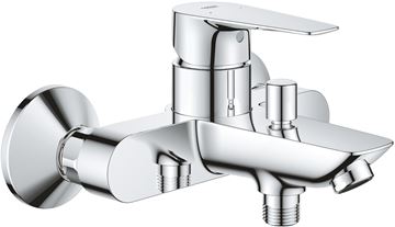 GROHE BAUEDGE vaňová nástenná batéria, s prepínačom, chróm