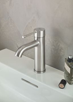 GROHE ESSENCE NEW umývadlová stojanková batéria, s odtokovou súpravou, supersteel 24171DC1 Obrázek - fotka