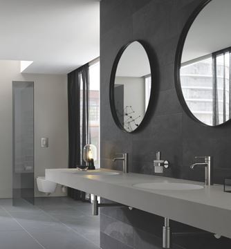 GROHE ESSENCE NEW umývadlová stojanková batéria, s odtokovou súpravou, supersteel 24171DC1 Obrázek - fotka