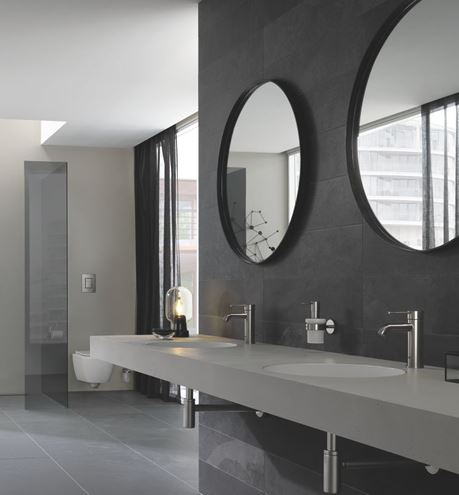 GROHE ESSENCE NEW umývadlová stojanková batéria, s odtokovou súpravou, supersteel 24171DC1 Obrázek - fotka