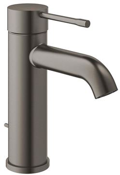 GROHE ESSENCE NEW umývadlová stojanková batéria, s odtokovou súpravou, brúsený hard graphite