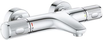 GROHE GROHTHERM 1000 PERFORMANCE vaňová nástenná termostatická batéria, s prepínačom, chróm