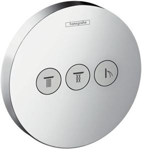 HANSGROHE SHOWER SELECT S podomietkový prepínací ventil, pre 3 spotrebiče, chróm