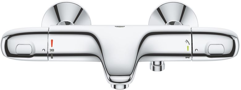 GROHE GROHTHERM 1000 vaňová nástenná termostatická batéria, s prepínačom, chróm 34816003 Obrázek - fotka