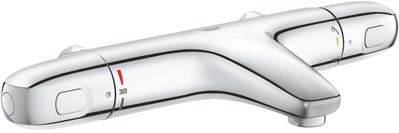 GROHE GROHTHERM 1000 vaňová nástenná termostatická batéria, s prepínačom, chróm 34823003 Obrázek - Hlavní obrázek