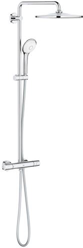 GROHE EUPHORIA SYSTEM 310 sprchový set s termostatickou batériou, horná sprcha, ručná sprcha s 3 prúdmi, tyč, hadica, chróm 26723000 Obrázek - Hlavní obrázek